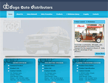 Tablet Screenshot of dagaauto.com